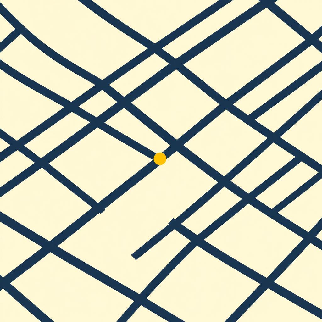 Abstract navy muscle-fiber lattice with a yellow node marking a protected strand